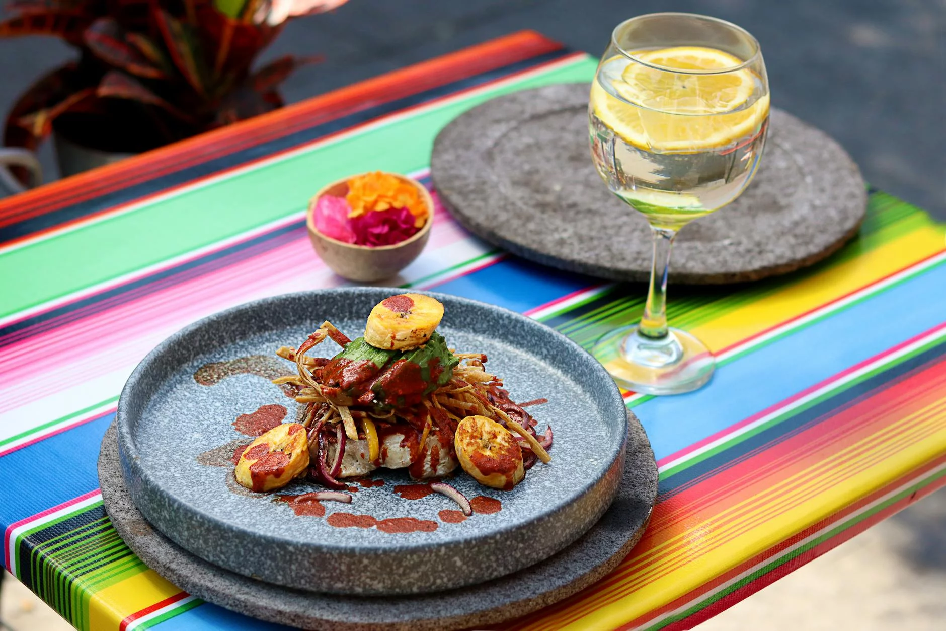 colorful mexican restaurant background